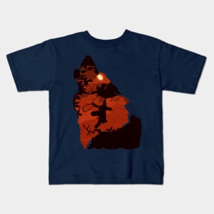 Sekiro - One Armed Wolf (Red) Kids T-Shirt